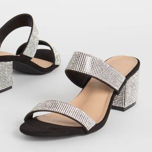 NEW!!! My Time To Shine Jeweled Block Heels